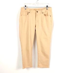 Michael Kors Beige Cropped Skinny Capris